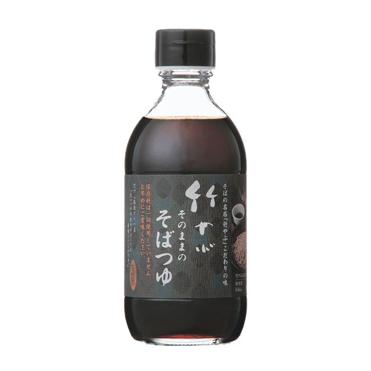 竹やぶそのままのそばつゆ（ストレート） | 寺岡有機醸造株式会社【公式】